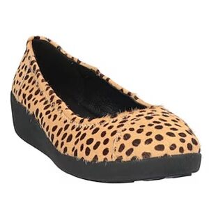 Fitflop pony hair leather lined super ballerina- super comfy size 10 UK 42